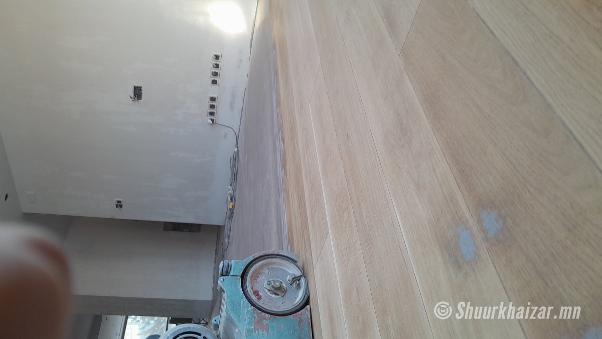 Модон шал, паркет өнгөлгөө
